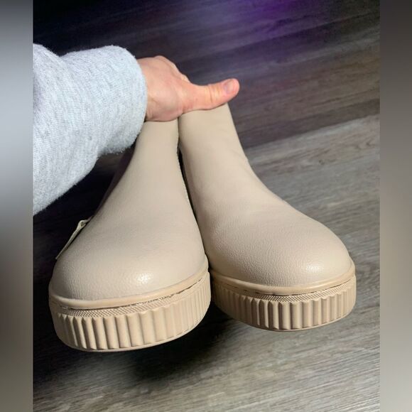 SOUL Naturalizer Turner Mid High Top Platform Sneakers Boots Tan Beige Size 12 - Picture 10 of 13